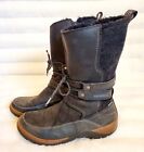 Merrell Sylva Tall Winter Waterproof Leather Women Black Boots Sz 9.5