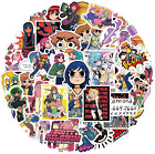 55Pcs Scott Pilgrim Stickers Cute Anime Stickers for Kids Laptops,Vinyl Waterpro