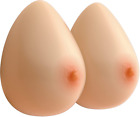 Feminique Silicone Breast Forms | Prosthetic for DDD Cup (6000g), Suntan