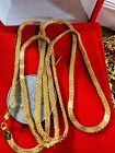 22Carat 22K 916 Real Fine Yellow Gold 23” long Snake Chain Necklace 12g 2.5mm