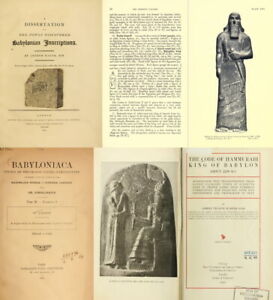 Mesopotamia Sumerians Chaldea Babylonia Assyria Ancient Vol.1- 204 Old Books DVD