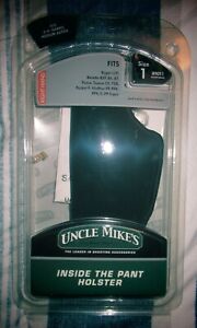 Uncle Mike's Open Style Inside-the-Pants Holster, Size 1, Right Hand, Black