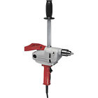 Milwaukee Corded Electric Spade Handle Drill With Pipe Handle, 1/2in. Chuck,