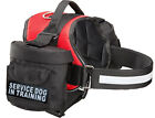 Doggie Stylz SERVICE DOG IN TRAINING Harness vest Removable Saddle Bags Backpack