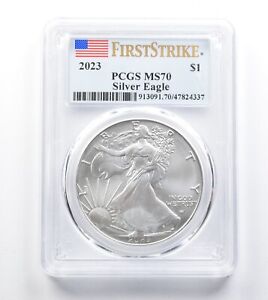 MS70 2023 American Silver Eagle - First Strike - Graded PCGS *705