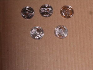 2015 S - America the Beautiful Quarters - all 5 Coins Set - from mint rolls -
