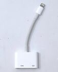 New ListingGENUINE Apple Lightning AV Cable to HDMI Port Adapter for iPhone 14 13 12 11 XR