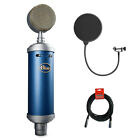 Blue Bluebird SL Condenser Studio Microphone w/ XLR Cable & Kellopy Pop Filter