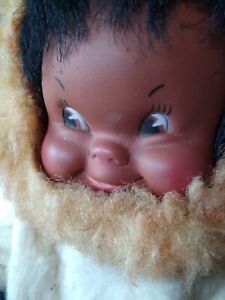 New ListingVintage Eskimo Doll, Regal Made In Canada.
