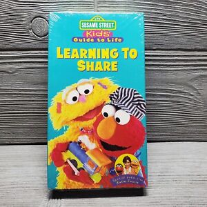 Sesame Street - Kids Guide to Life: Learning to Share (VHS, 1996) Brand New