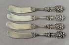 New Listing(4) FRANCIS I by Reed & Barton Sterling Silver Flat Handle Butter Knives;U294