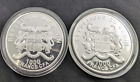 🇧🇯 2 x 2015/16 Republique Du Benin Silver 1 Oz Coin 1000 Francs