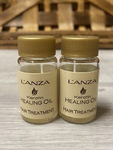LANZA Keratin Healing Oil Hair Treatment .34oz Travel Size (2 PACK) BRAND NEW!