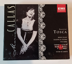 Puccini TOSCA CD EMI Classics 2 Disc Set with Booklet 1953 Callas Di Stefano NM