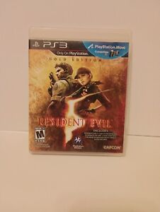 PS3 Resident Evil 5 Gold Edition Capcom Sony PlayStation With Manual