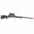 BBTac Airsoft Sniper Rifle BT-M61 Spring Bolt Action Gun with Scope Black USED