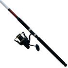 EatMyTackle Surf Fisher Long Cast White Beast Rod and Reel Combo