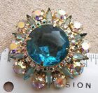 unsigned Rhinestone Brooch - attributed to D&E JULIANA - Vintage