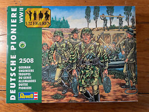 Revell WW II German Engineers Soldier Figures in Box 1/72 #2508 New!