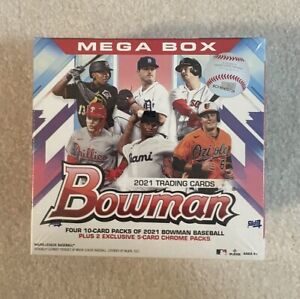 2021-22 BOWMAN Baseball Mega Box**BRAND NEW FACTORY SEALED** Rookie Card Auto