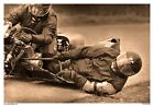 VINTAGE REPRODUCTION RACING POSTER MOTORCYCLE SIDE CAR HACK