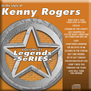KENNY ROGERS COUNTRY LEGENDS SERIES VOL-21 KARAOKE CD+G NEW IN PLASTIC /PRINT