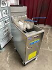 NEW 40 LB Pitco Frialator 40D Nat Gas Deep Fat Fryer On Wheels Open Box #2247-OB