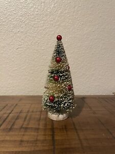 Vintage Christmas 7.25” Bottle Brush Tree