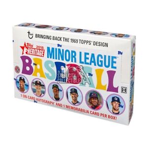 2018 Topps Heritage Minor League Baseball Hobby Box