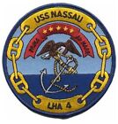 USS Nassau- LHA-4 Patch – Sew On, 4