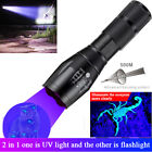 Super Bright 990000lm UV Torch Ultra Violet Flashlight Blacklight Light Lamp LED