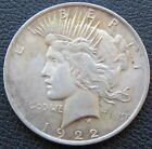 1922 P Peace Silver Dollar Circulated - No Reserve Auction! - F#456