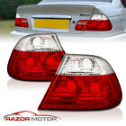 2000-2003 Red Clear Tail Light Pair (Set) for BMW E46 325Ci/330Ci/M3 2DR Coupe