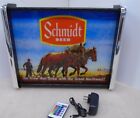 Schmidt Beer Plow Horses Scene LED Display light sign box