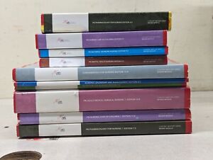 Lot of 10 ATI Nursing Education Books Content Mastery Series PN