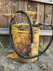 New ListingAlemite VTG Oil Grease Bucket Pump Gas Oil Lubester hand pump Mobil Esso 6521