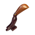 New ListingToucan Bird Figure Hand Carved Rich Deep Brown Wood Folk Art Unsigned 6.5