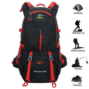 Outdoors Backpack Men Mountaineering Travel Waterproof Climbing Camping Bag
