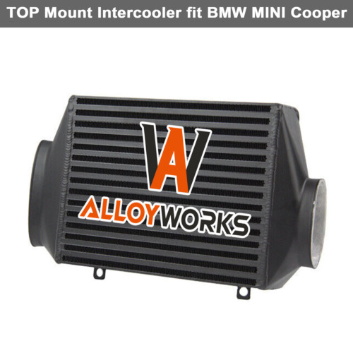 TOP Mount  Intercooler fit BMW MINI Cooper S R53 2002-2008  2007,2006 Aluminium (For: Mini Cooper S)