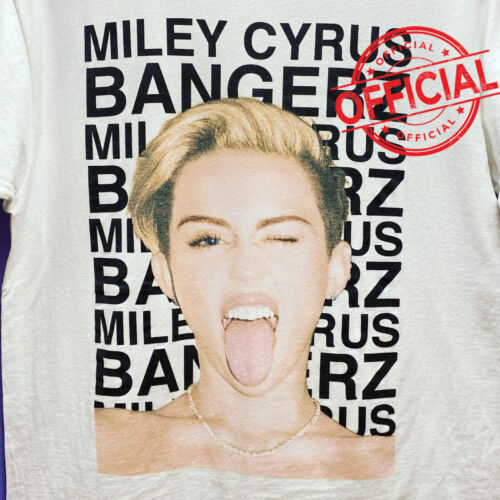 New Miley Cyrus Bangerz 2014 Tour T-Shirt Cotton Men All Size Shirt 1N3652