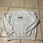 Vintage 90s Crazy Shirts Hawaii San Francisco Grey Crewneck Sweatshirt Mens L