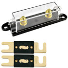 1/0/4/8 Gauge ANL Fuse Holder with 2 Pack Gold Plated 500 Amp ANL Fuse