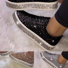 Sparkling Women's Running Shoes Sequins Trainers with Glitter Size 38 42