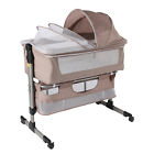 Baby Bassinet Bedside Sleeper for Baby Easy Folding Portable Crib with Storage