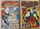 Web Of Spider-Man #36 + Spectacular #138 - 1st Tombstone! Newsstand Copies.