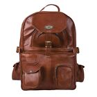 Real Leather Backpack Bag Men Laptop Vintage Satchel Travel Genuine