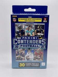 2021 Panini Contenders NFL Football Factory Sealed Hanger Box 30 Cards