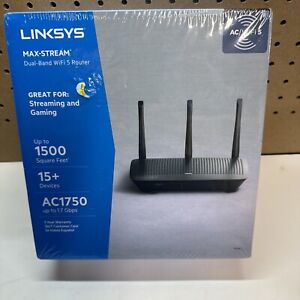 New Sealed Linksys MAX-STREAM EA7250 AC1750 Dual-Band 1.7 Gbps WiFi 5 Router