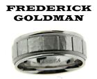 Frederick Goldman 11-7262W85-G men's wedding band in white gold size 10