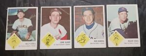 1963 Fleer Baseball Lot (17) Different Cards